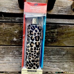 Leopard print umbrella NEW